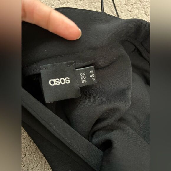 Asos Black Sequined Romper Backless - Picture 9 of 9